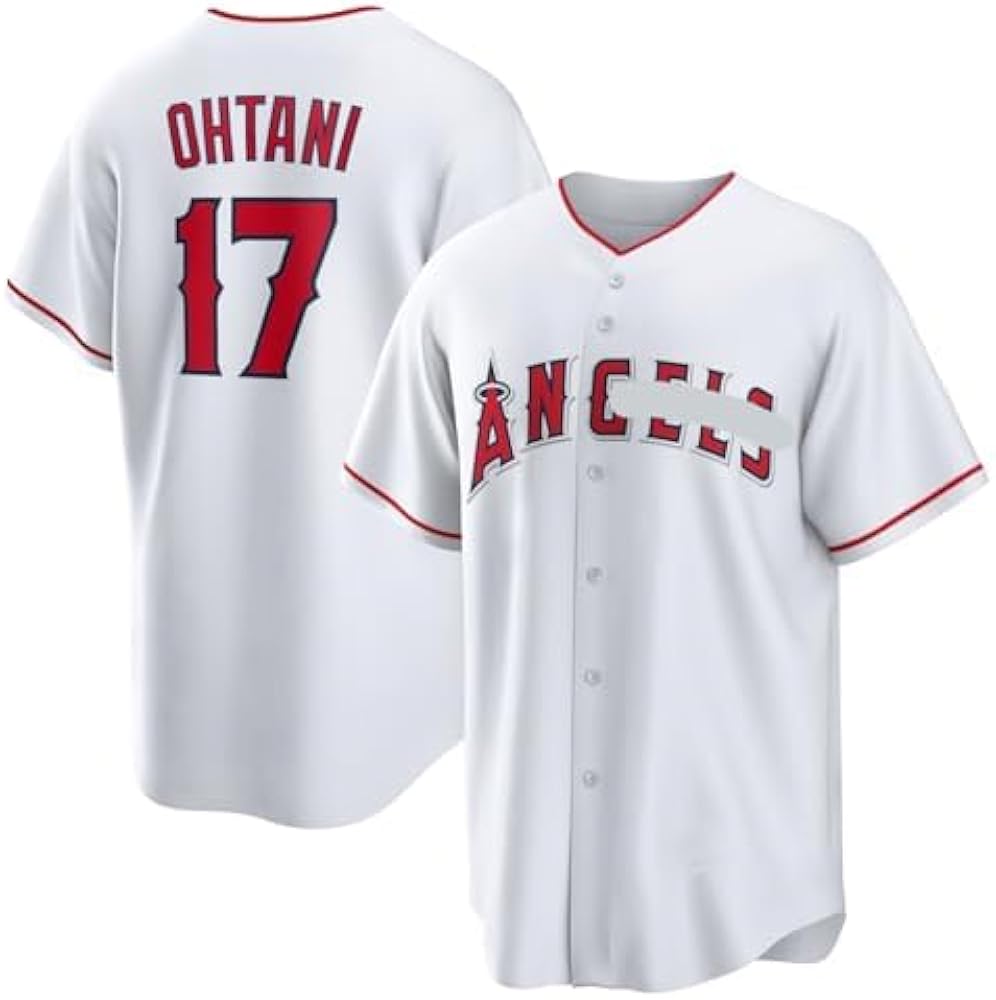 Amazon.co.jp: MLB エンゼルス Angels 背番号17 大谷翔平 刺繡 野球