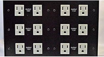 Amazon.co.jp: プロケーブル ダウントランス 3000W コンセント16個