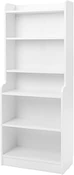 Amazon｜DALRIPA ダールリパ 本棚 - ホワイト 60x150 cm 905.285.06