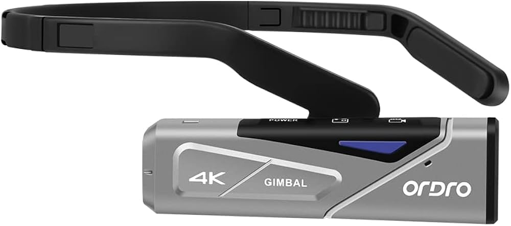Amazon | Ordro EP7 4K Vlog ビデオカメラ ウェアラブル式 ビデオ