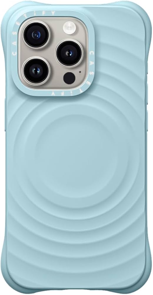 Amazon.co.jp: CASETiFY ウェーブ シリコン iPhone 15 Pro ケース [波