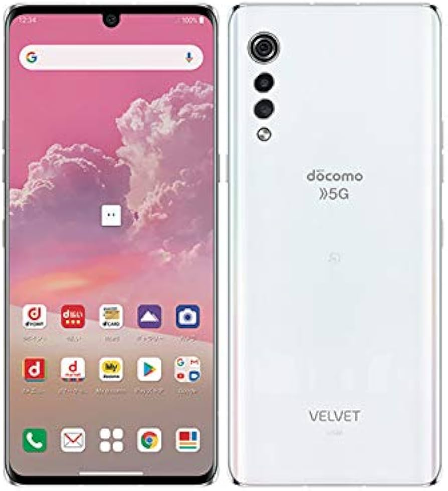Amazon | SIMフリー docomo LG VELVET L-52A [オーロラホワイト