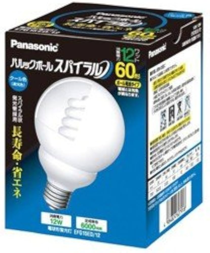 Amazon | パナソニック 60形電球形蛍光灯 パルックボール スパイラル
