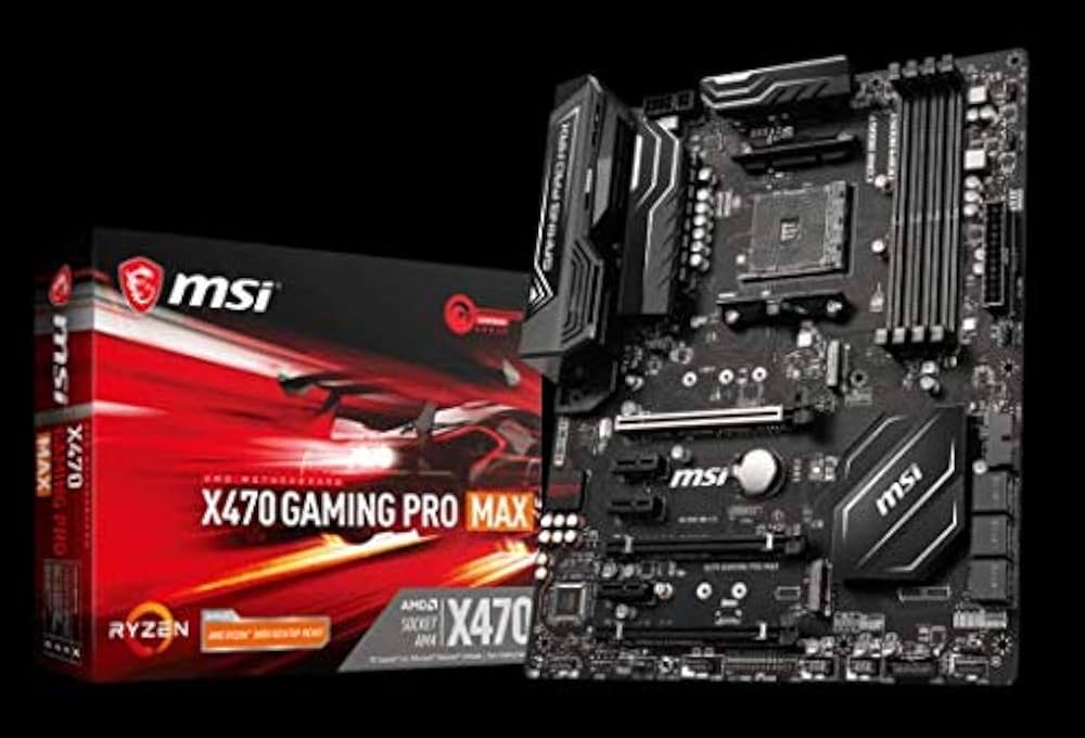 Amazon | MSI X470 GAMING PRO ATX ゲーミングマザーボード [AMD X470