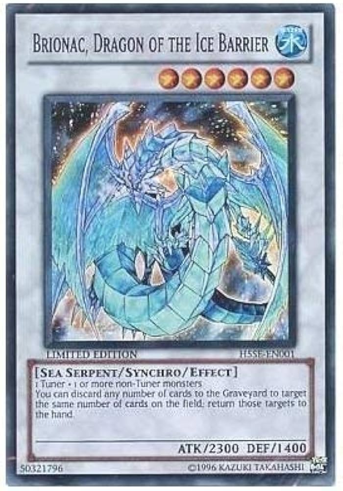 Amazon.co.jp: 英語版 遊戯王カード H5SE-EN001 氷結界の龍