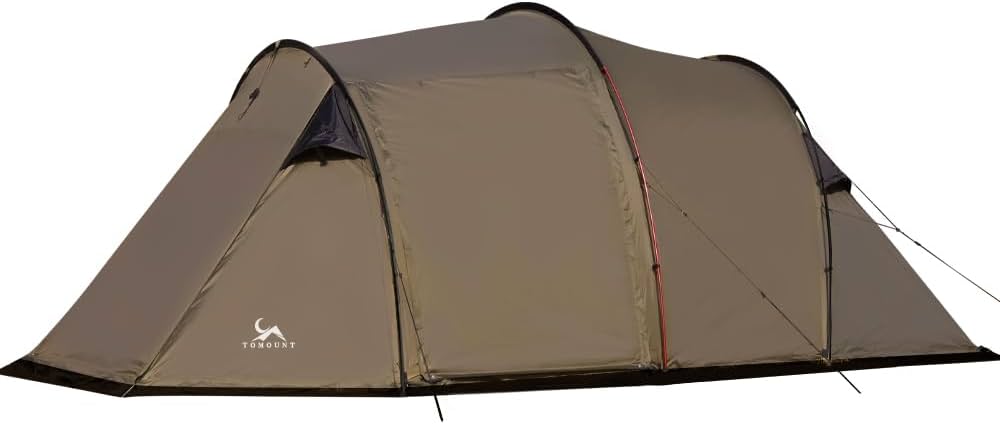 Amazon.co.jp: MC トモウント トンネルテント 2ルーム 3~4人用 耐水圧