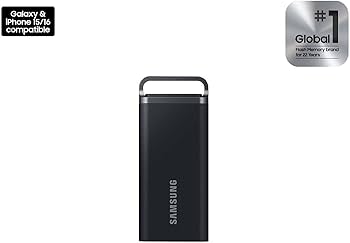 Amazon | Samsung T5 EVO ポータブル SSD 8TB USB 3.2 Gen 1 外付け