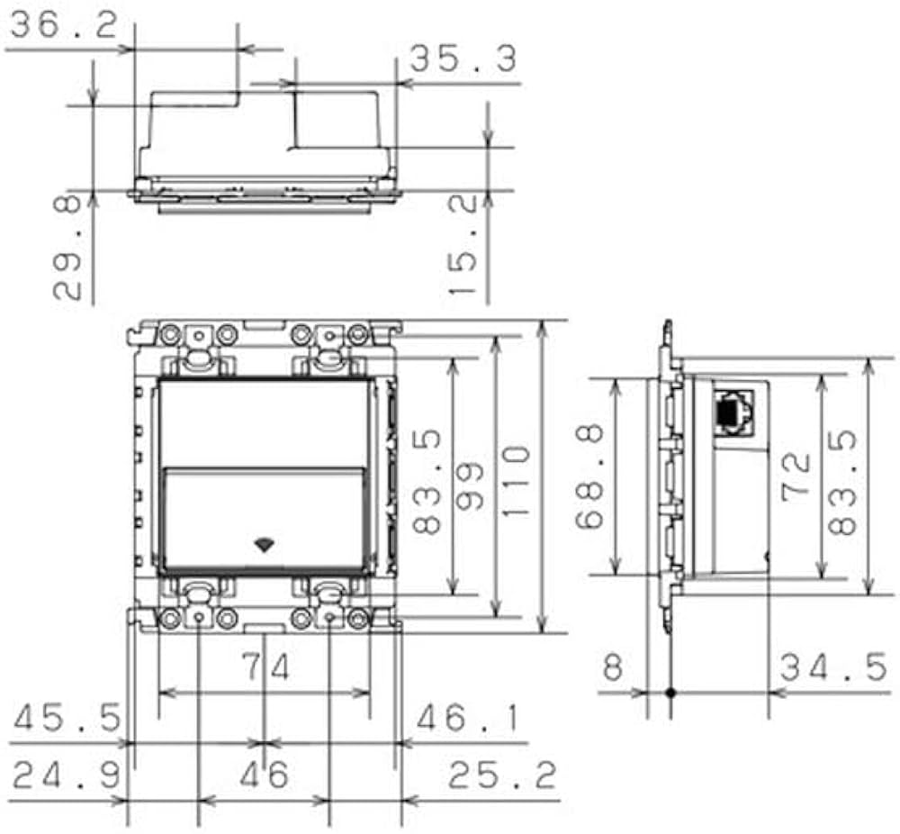 Amazon.co.jp: パナソニック (Panasonic) 宅内LANパネル アドバンス