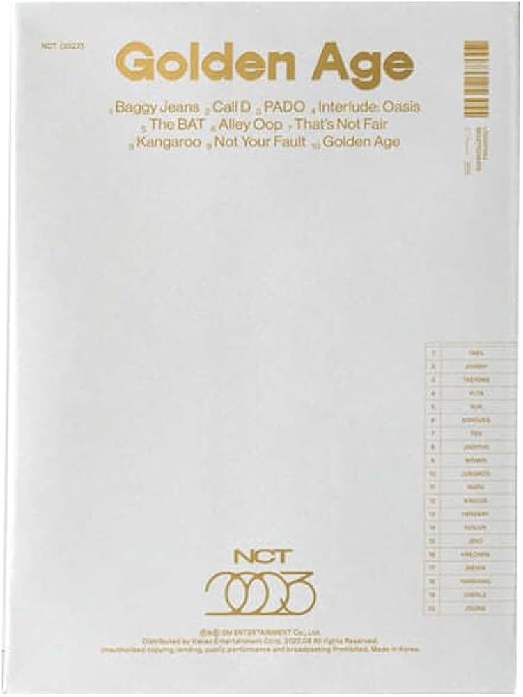 Amazon.com: NCT - Golden Age 4th Full Album Collecting Ver (JENO