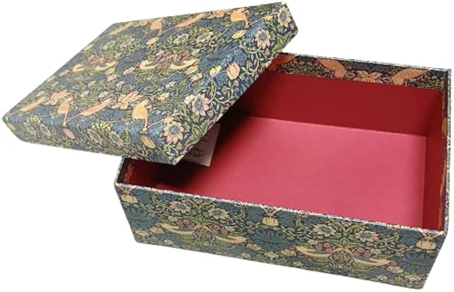 Amazon｜ウィリアム・モリス『ペーパーボックス（大）』1個 (いちご