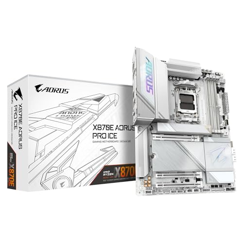 Amazon | GIGABYTE X870E AORUS PRO ICEマザーボード - AMD Ryzen 9000