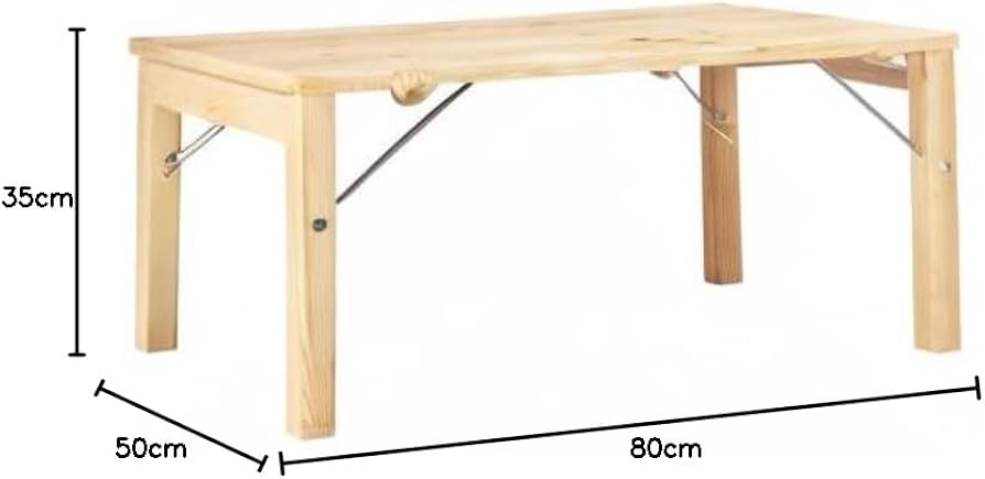 Amazon｜無印良品 パイン材ローテーブル・折りたたみ式 幅80×奥行50×高