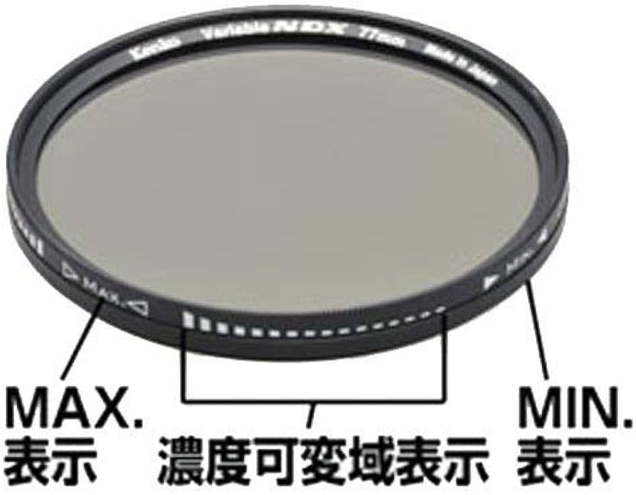 Amazon.co.jp: Kenko NDフィルター バリアブルNDX 77mm 可変式光量調節