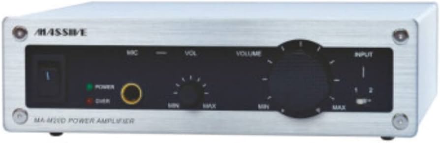 Amazon | MASSIVE マッシブ モノラルアンプ(ロー・インピーダンス/ハイ