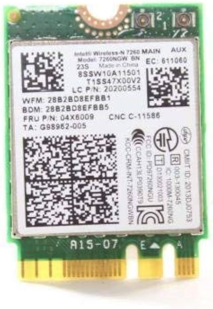 Amazon.com: New Genuine WiFi for Lenovo ThinkPad Wireless Intel