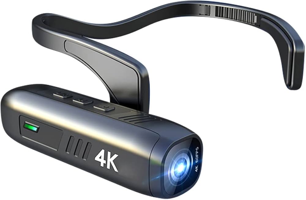 Amazon | ビデオカメラ ウェアラブル式ビデオカメラ Andoer 4K 30FPS
