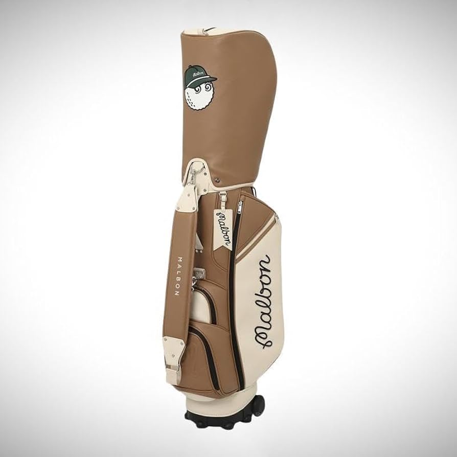 Amazon.co.jp: マルボンゴルフ キャディバッグ キャスター型 茶色