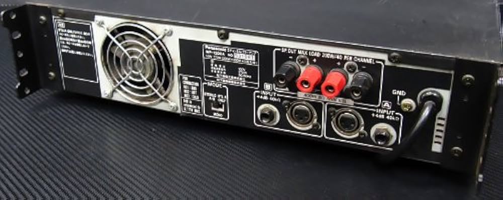Amazon.co.jp: RAMSA Panasonic WP-1200A 業務用 パワーアンプ 400W