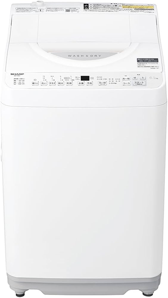 Amazon | シャープ タテ型 洗濯乾燥機 洗濯 6.5kg 乾燥 3.5kg ボディ幅