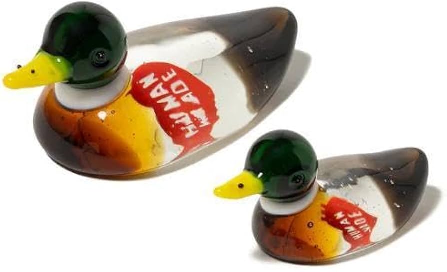 Amazon.co.jp: HUMAN MADE DUCK PAIR GLASS FIGURINE ACQY : ホーム