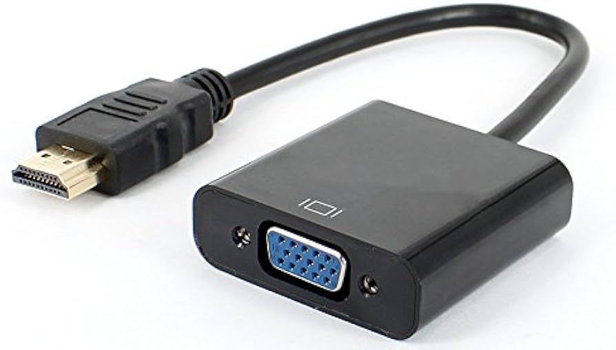 Amazon.co.jp: HDMI to VGA (D-Sub 15ピン) 変換アダプタ : パソコン