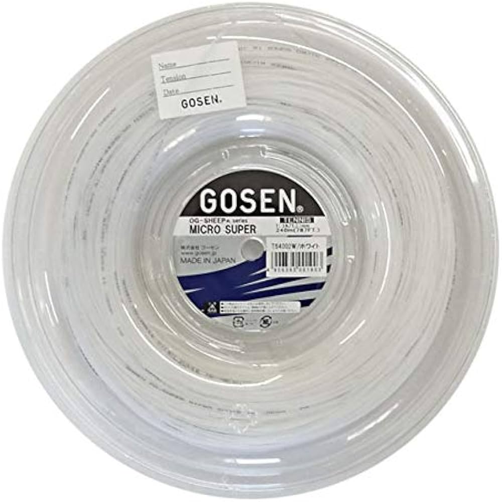 Amazon.co.jp: GOSEN ミクロスーパー16(1.30mm)ホワイト 240Mロール