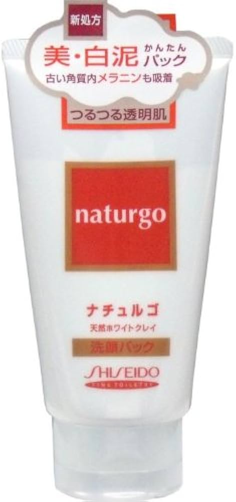 Amazon | ナチュルゴ 天然ホワイトクレイ 洗顔パック 120g「3点