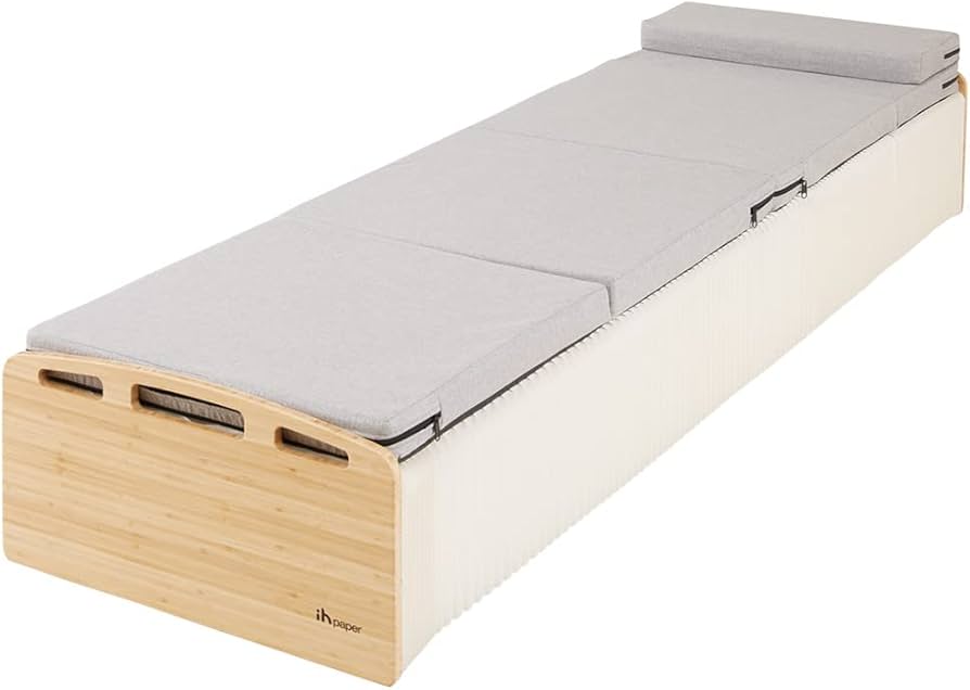 Amazon｜リコメン堂 ペーパーベッド マットレス付き 折りたたみ スリム