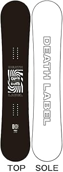 Amazon.co.jp: Death Label DWS Black 154 Men's Snowboard Board