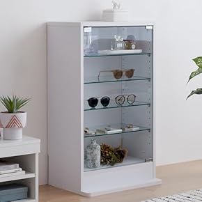 ガラスディスプレイキャビネット(ダイニングルーム家具) 通販 | Amazon