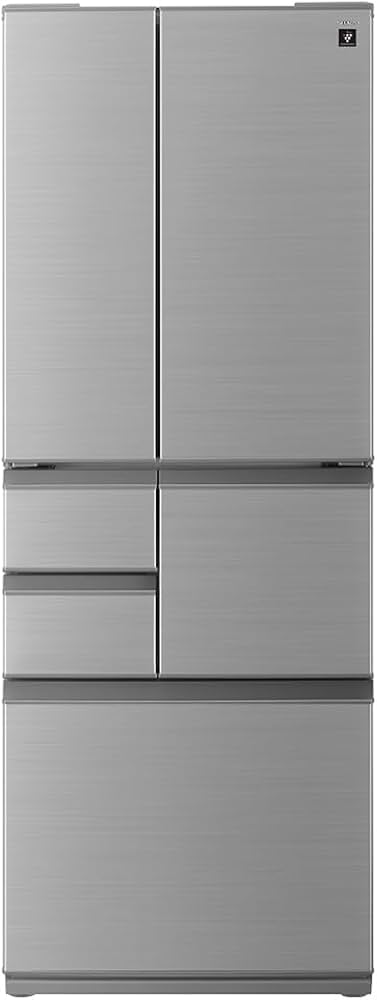 Amazon | シャープ 冷蔵庫 幅68.5cm 502L ピラーレスフレンチドア SJ
