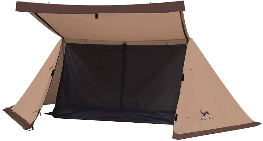 Amazon | TOMOUNT パップテント ポーランド軍幕 TC素材 4シーズン適用