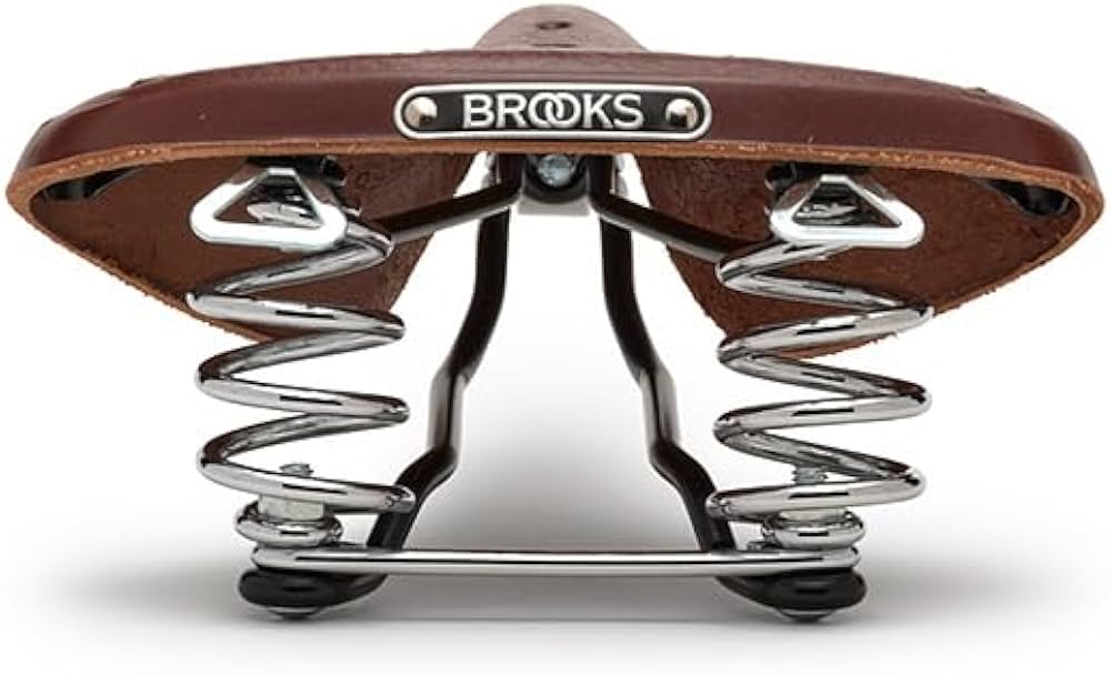Amazon | BROOKS レザーサドル スプリングつきモデルB66のシングル