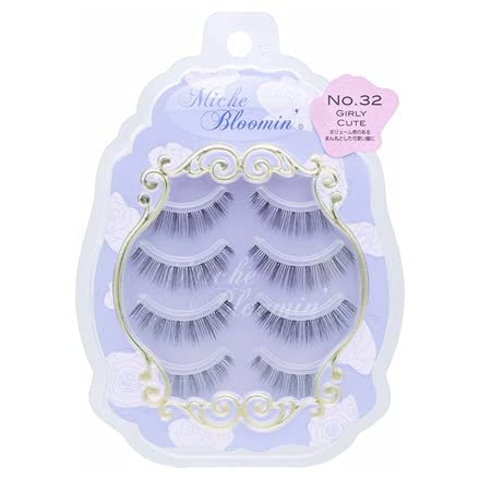 Amazon | ミッシュブルーミン つけまつげ アイラッシュ No．32