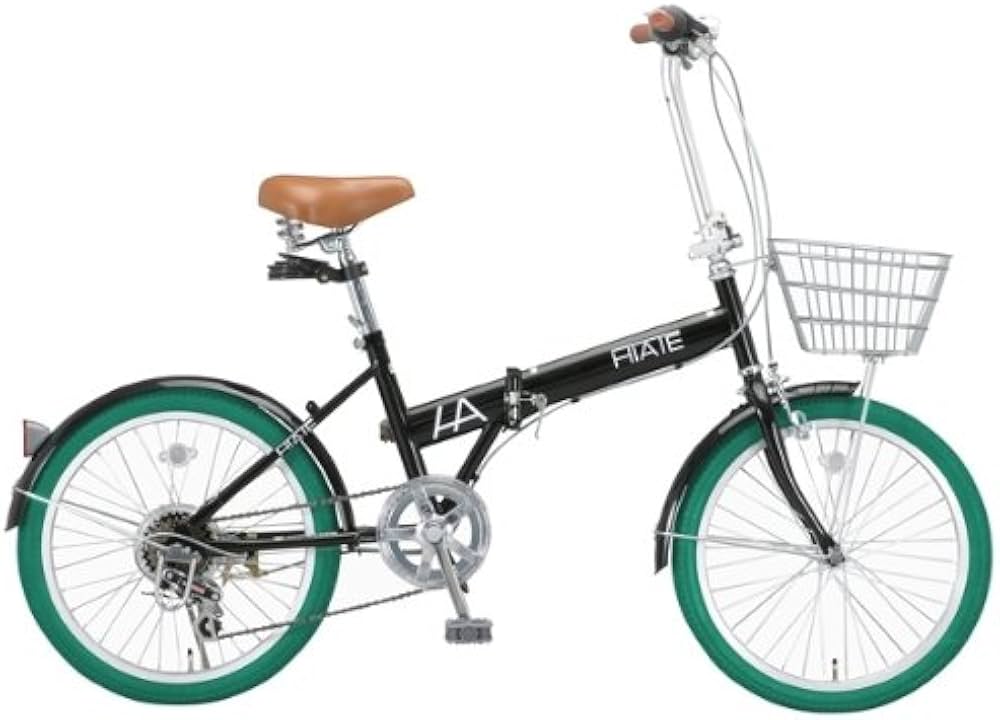 Amazon | HIATE(ハイエイト) 20インチシマノ6段変速折りたたみ自転車
