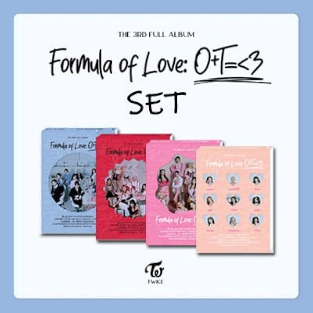 Amazon.co.jp: TWICE (トゥワイス) - 3集 「Formula of Love: O+T=<3