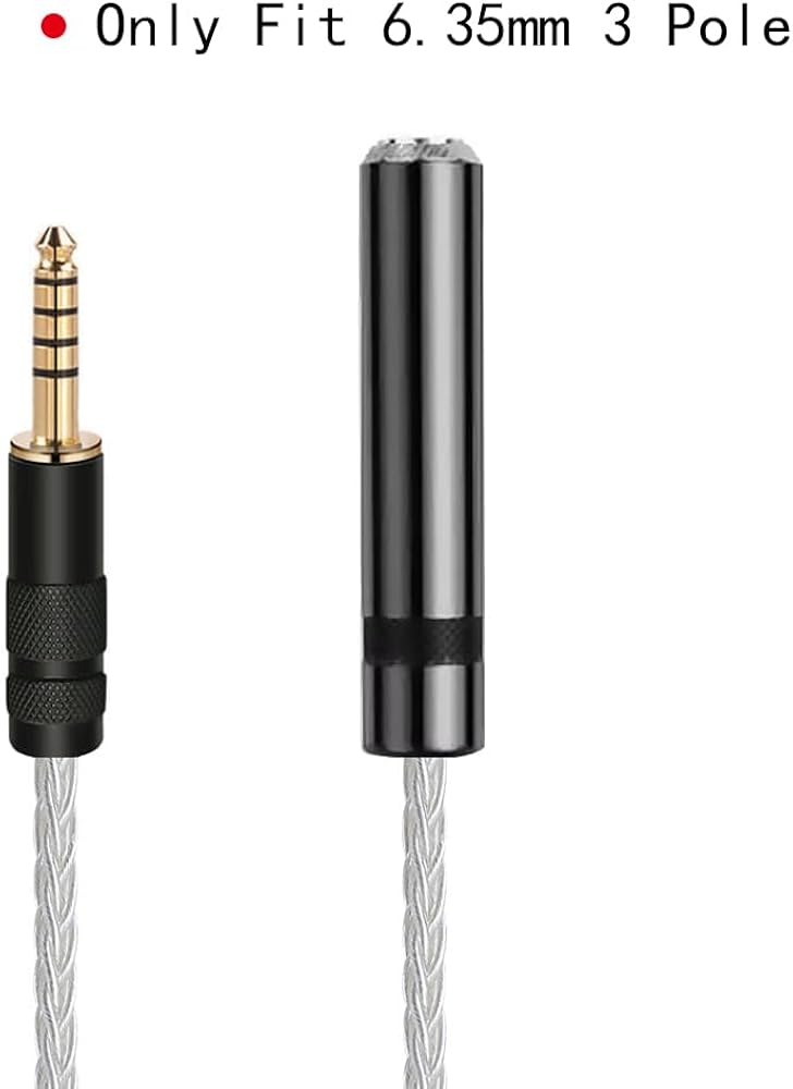 Amazon | luxferre 4.4mm 6.3mm 変換 ケーブル 4.4 6.3 変換 10CM 4.4