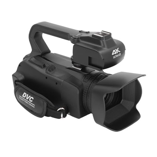Amazon | ビデオカメラ 4K 64MP 18x デジタル ズーム ビデオ カメラ、4