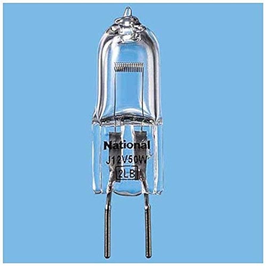 Amazon | パナソニック ハロゲンランプ 12V 50W形 G6.35口金 クリア