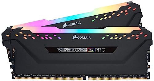 CORSAIR Vengeance RGB PRO DDR4 RAM 32GB (2x16GB) 3200MHz CL16-20