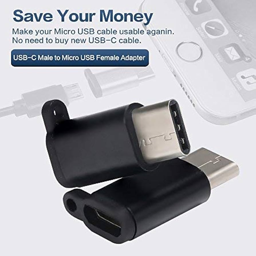 Amazon.com: USB Type C Adapters 6 Pack Micro USB Female to USB C