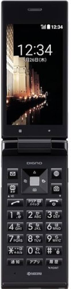 Amazon.co.jp: SoftBank Kyocera Digital Mobile Phone, 501KC, Black