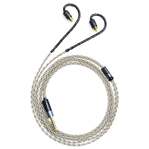 Amazon | GUCraftsman 6N単結晶銀イヤホンアップグレードケーブル/代替
