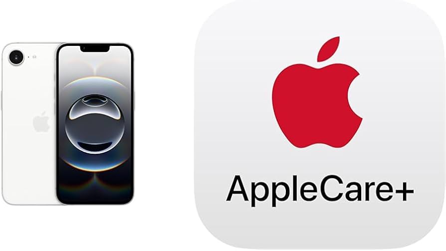 Amazon | iPhone 16e 256GB:ホワイト + 2年延長 AppleCare+ for iPhone