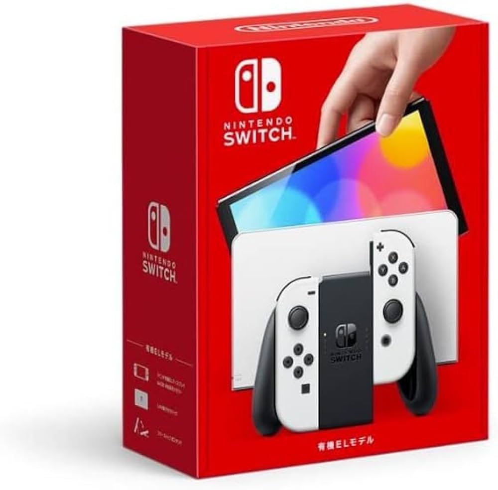 Amazon.co.jp: 任天堂 Switch(有机EL款) Joy-Con(L)/(R) 白 : ゲーム