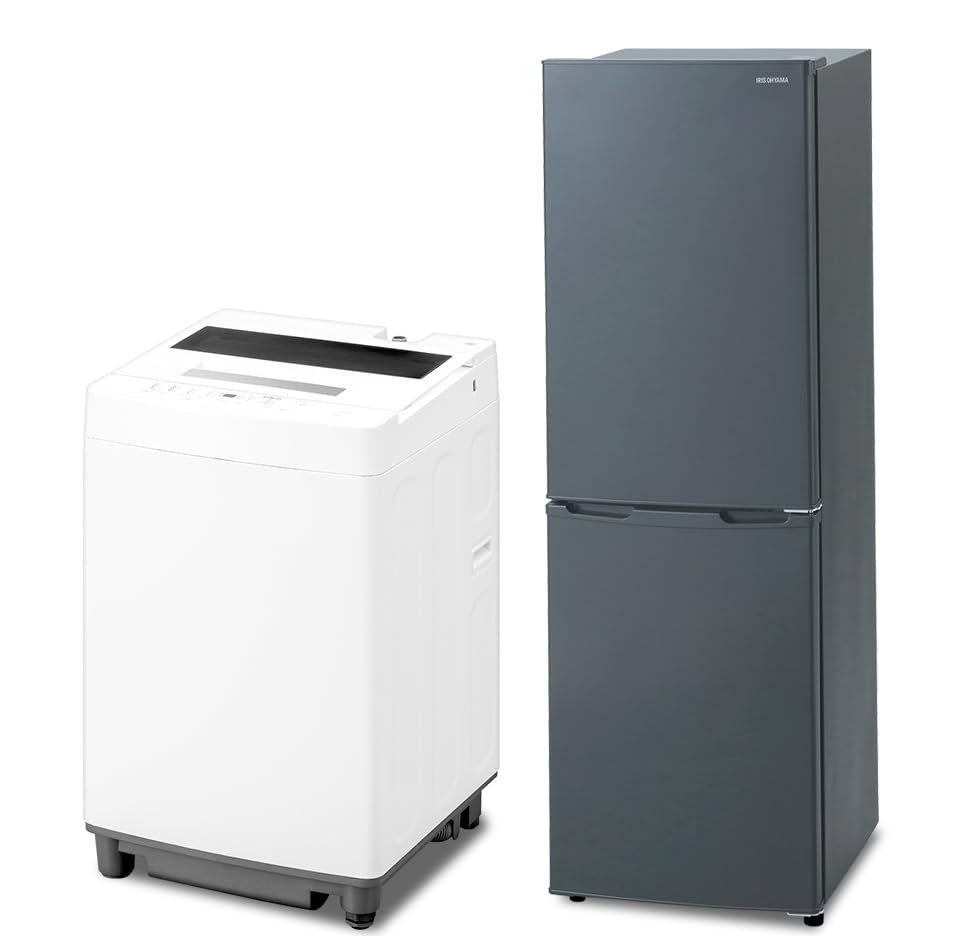 Amazon | アイリスオーヤマ 家電セット 一人暮らし 冷蔵庫 162L 洗濯機