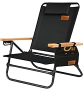 Amazon.co.jp: DesertFox リクライニングチェア キャンプ椅子 単品