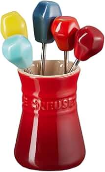 Amazon｜ル・クルーゼ(Le Creuset) フード・ピック・セット レインボー