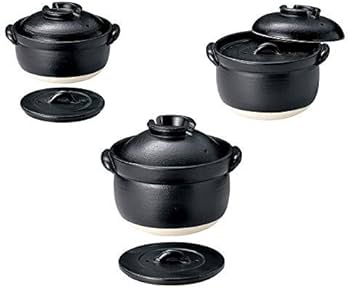 Amazon | 【華華百貨店】ふっくらご飯鍋 二重蓋 5合炊 萬古焼 ばんこ焼