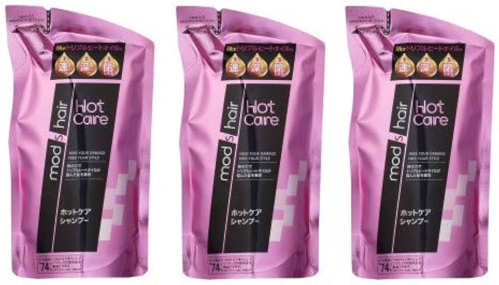 Amazon | 【3個セット】モッズ・ヘア ホットケア シャンプー つめかえ